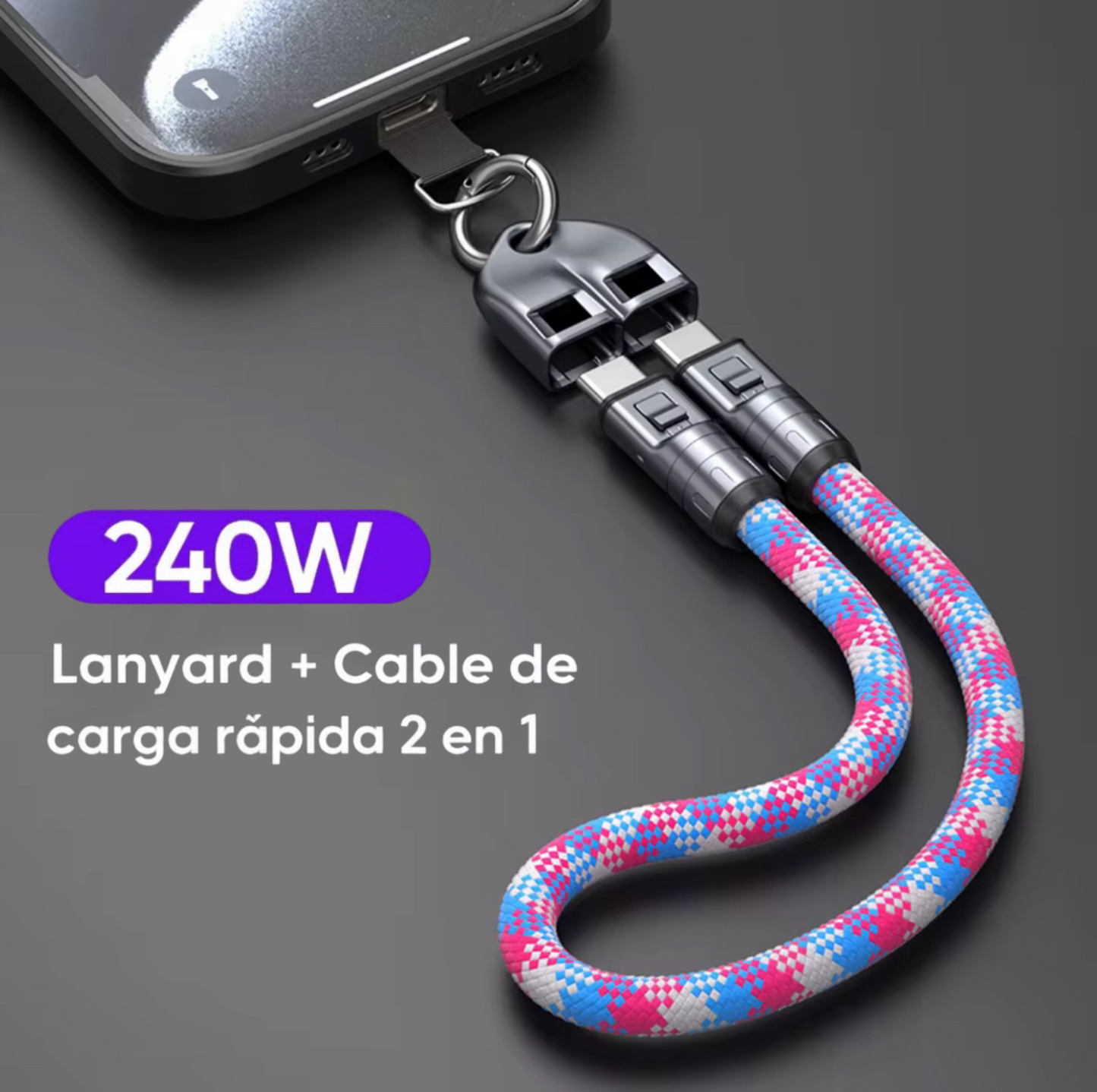 POWER SECURED™-Cable de datos Antirrobo